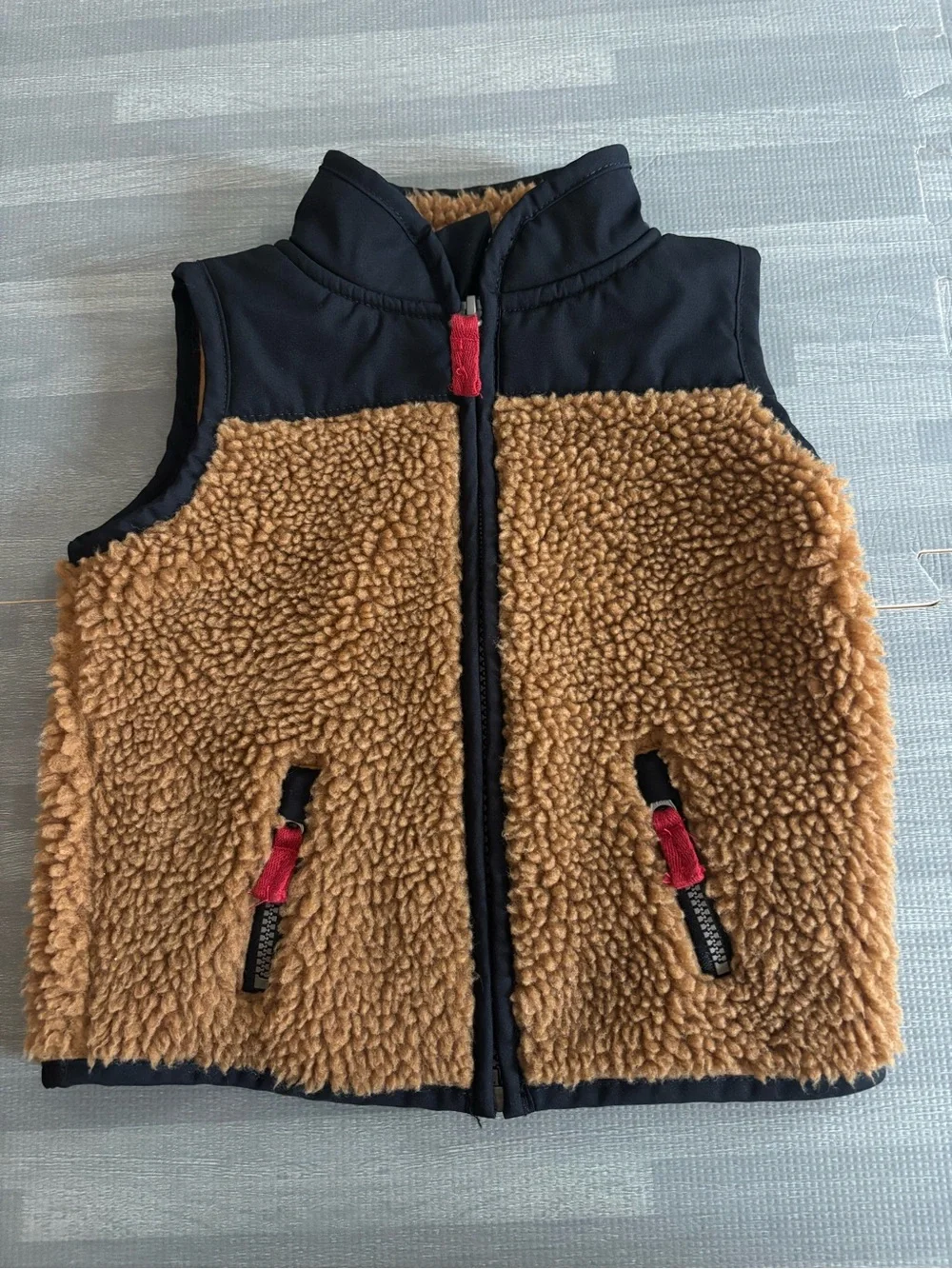 Carter's Brown Sherpa-Lined Jacket with Black Trim